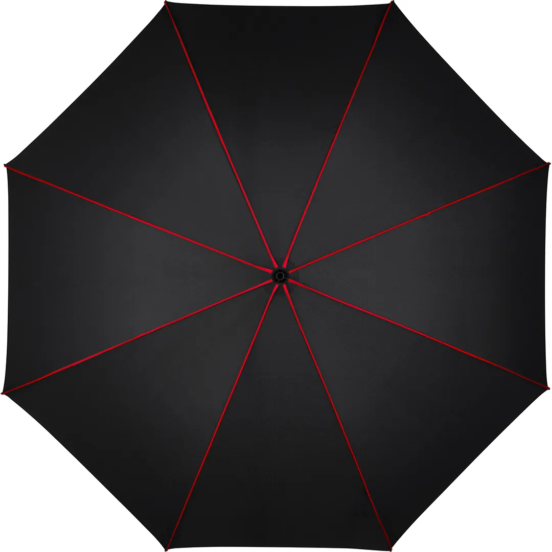 AC-Midsize-Stockschirm FARE® Seam, schwarz-rot – Bild 2
