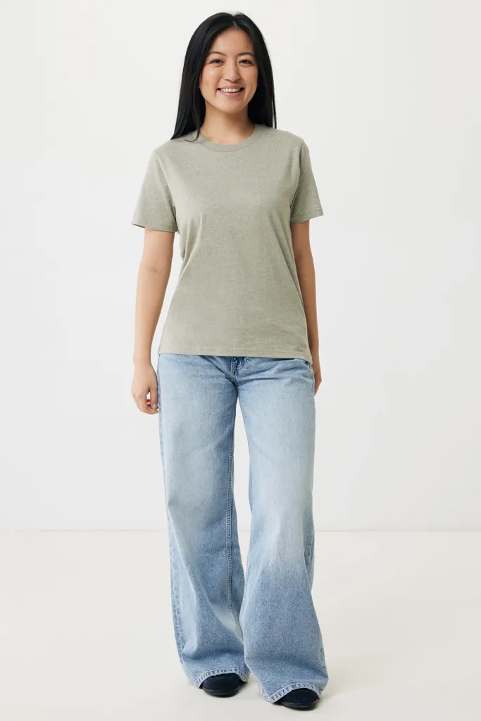 IQONIQ Brett T-Shirt aus recycelter Baumwolle, light heather green – Bild 5