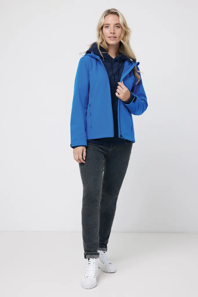 IQONIQ Makalu Damen Softshelljacke aus recyceltem Polyester, Königsblau – Bild 5