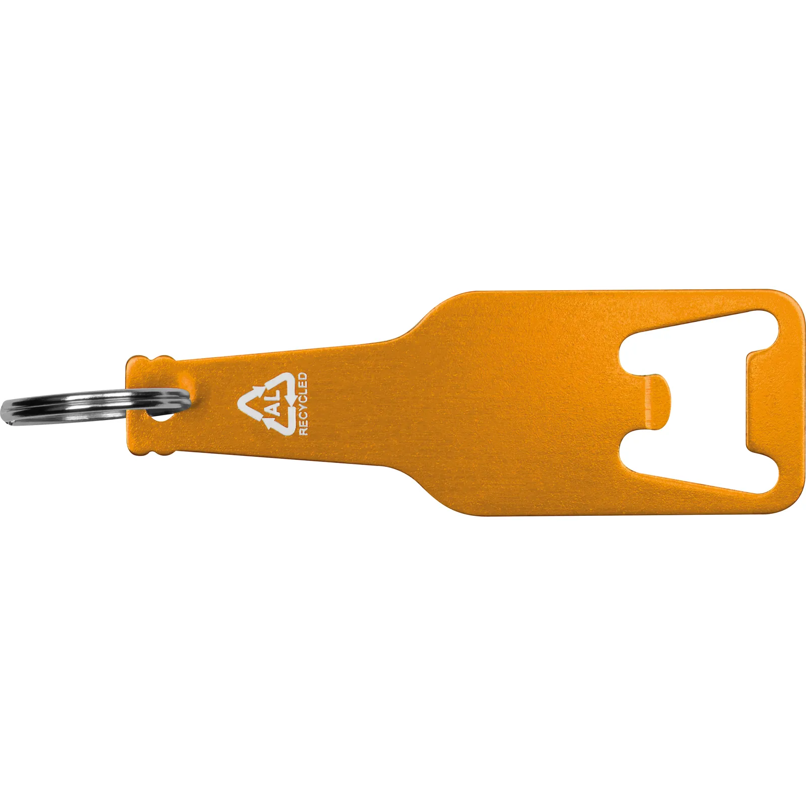 Flaschenöffner aus recyceltem Aluminium Malmö, orange – Bild 2