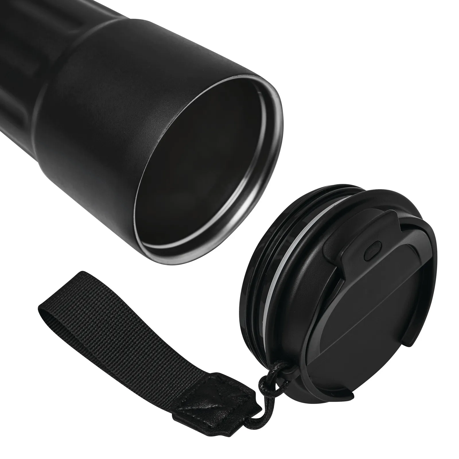 TRAVEL MUG - Vakuum-Trinkbecher, schwarz – Bild 8