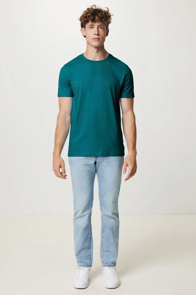 IQONIQ Bryce T-Shirt aus recycelter Baumwolle, verdigris – Bild 6