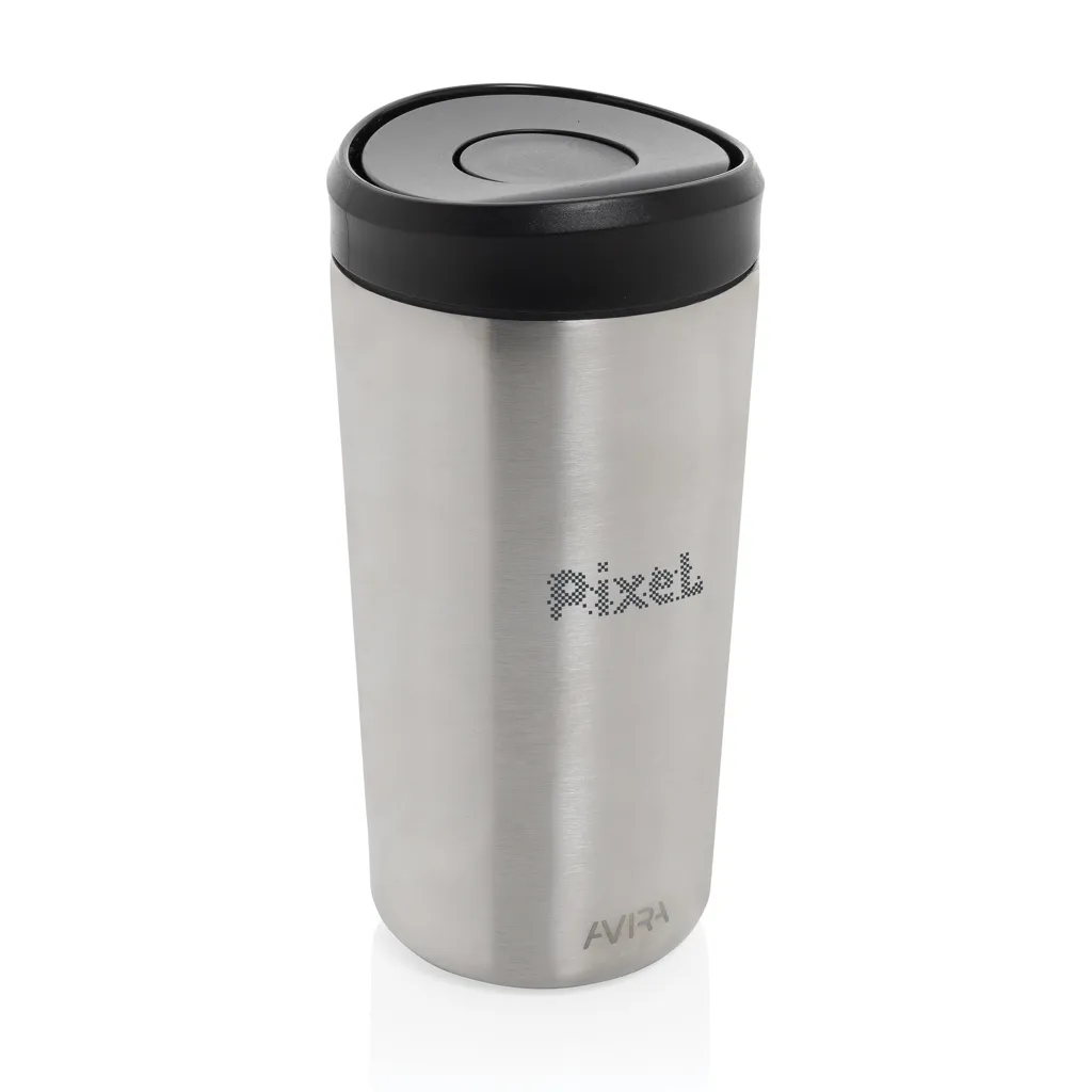 Avira Alix Klickbecher aus RCS rec. Stahl 400ml, silber – Bild 7