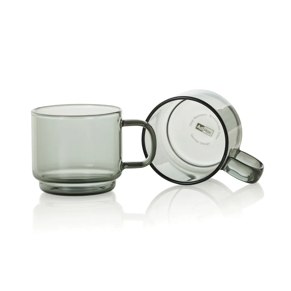 AdHoc Impact Espressotassen 70ml, 2er-Set, transparent – Bild 3