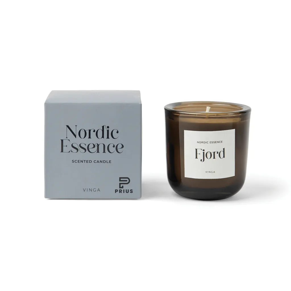 Nordic Essence Duftkerze klein, blau – Bild 3