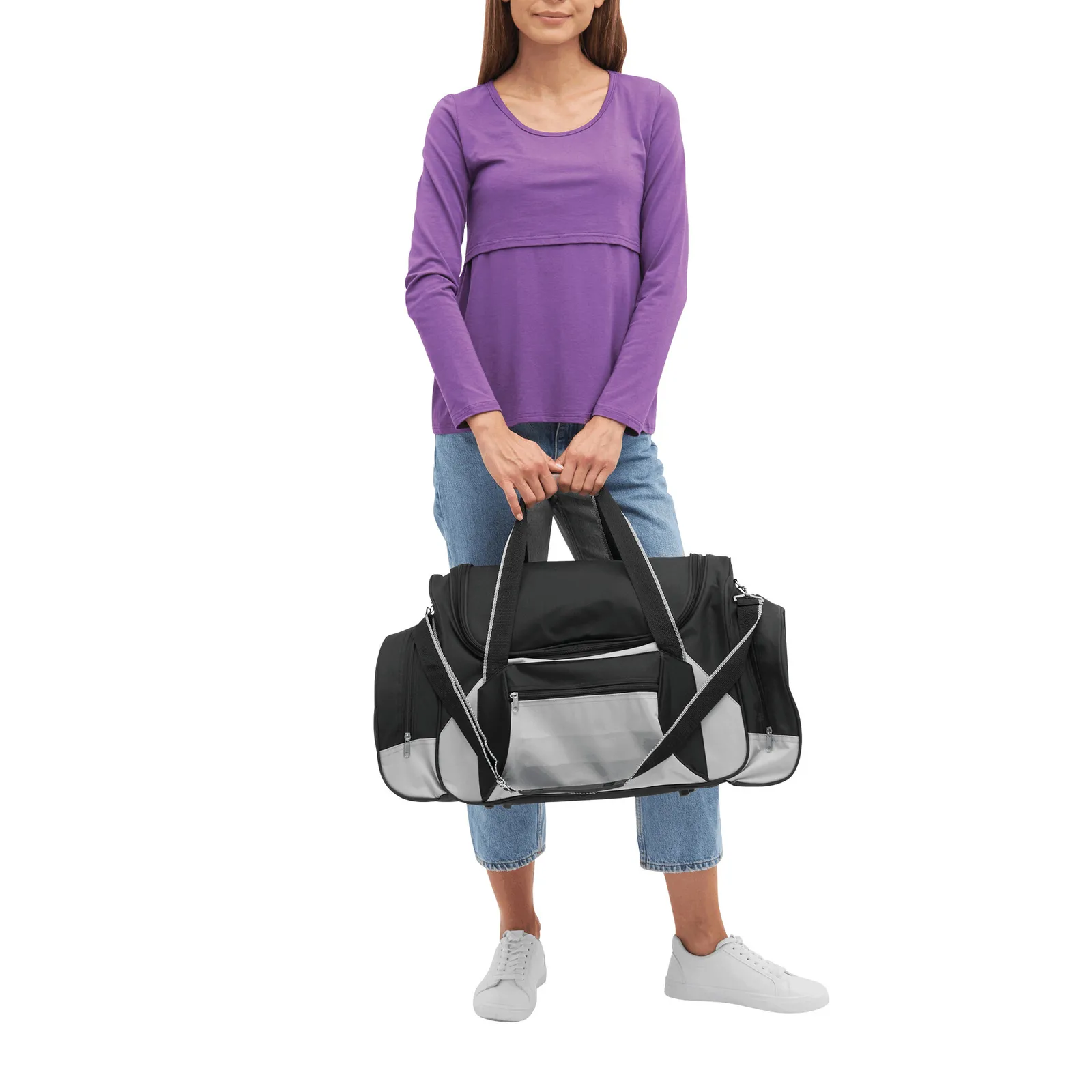 ICELAND - Reisetasche grau, schwarz, grau, schwarz – Bild 11