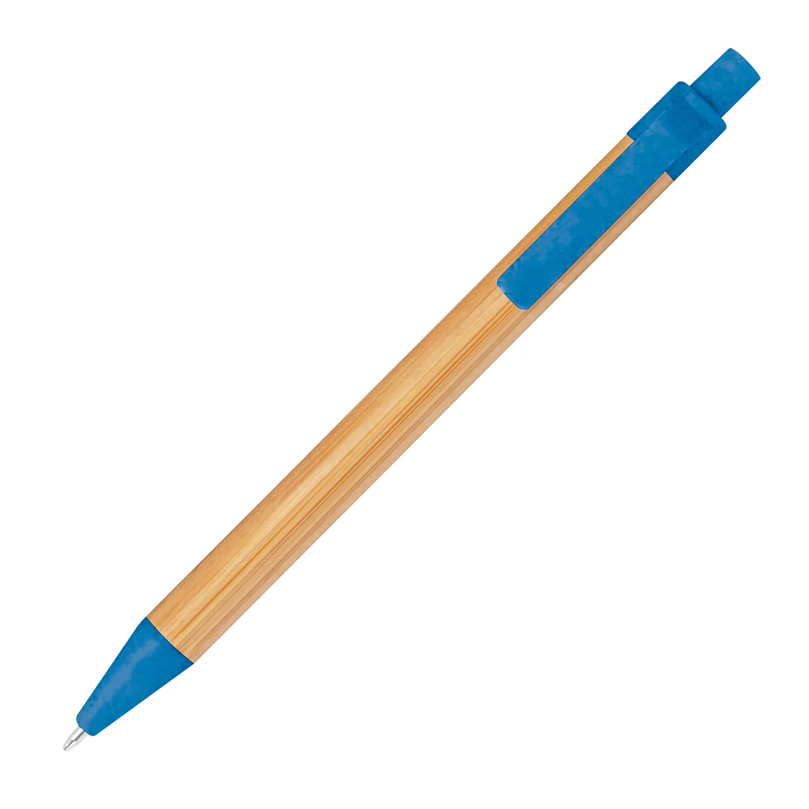 Bambus Kugelschreiber Halle, blau – Bild 3
