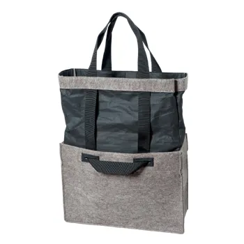 Polyesterfilz Shopper pull-out, anthrazit – Bild 2