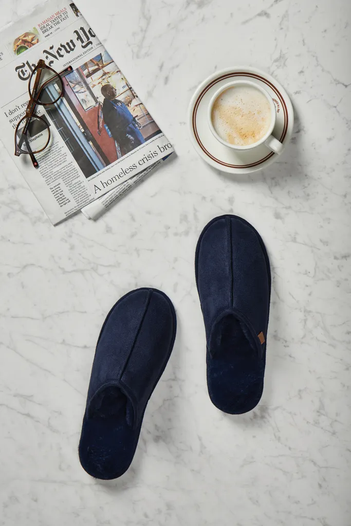VINGA Waltor Hausschuhe, navy blau – Bild 4