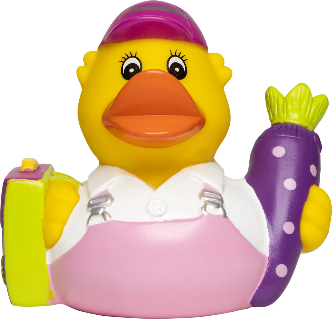 Quietsche-Ente Erstklässler/-in, rosa – Bild 2