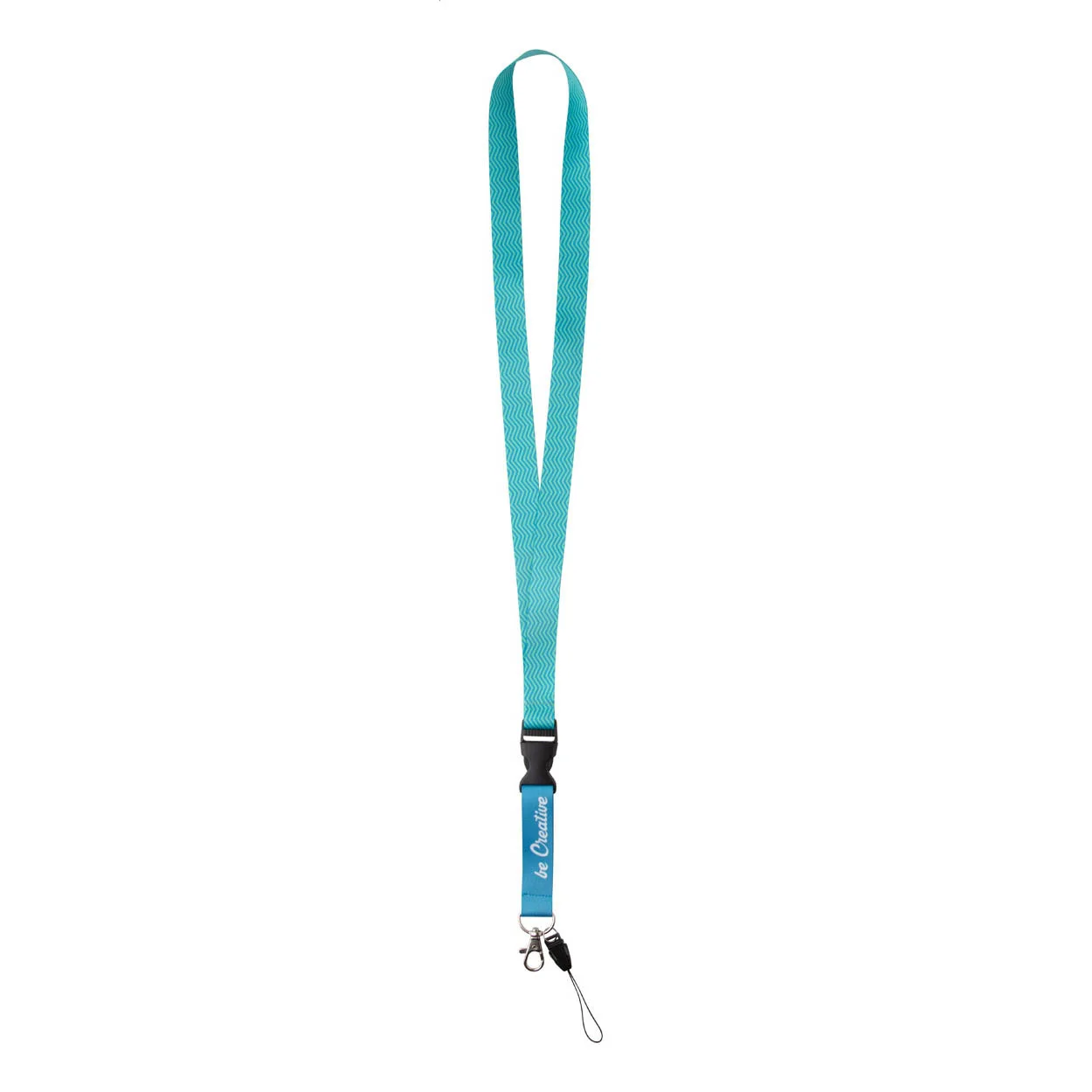 Lanyard Subyard D mit Sublimationsdruck, weiß – Bild 5