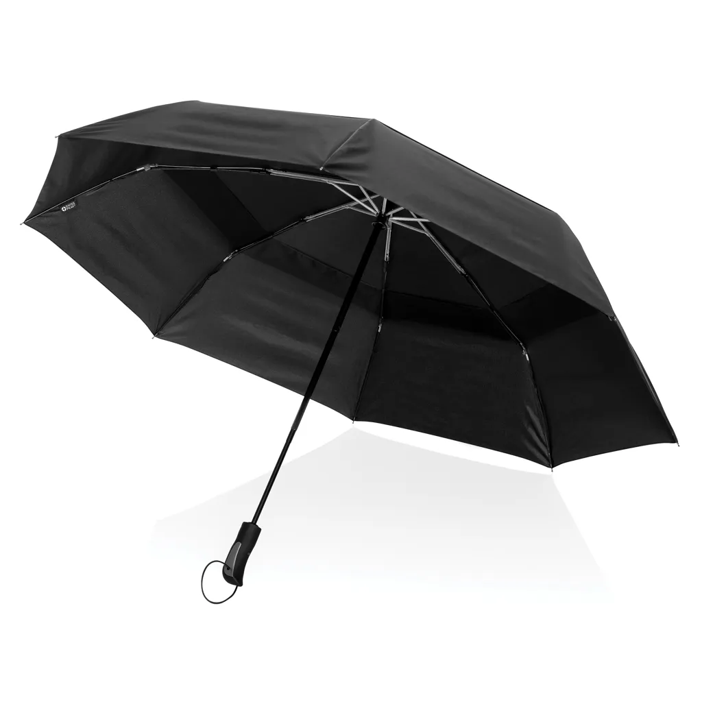 Swiss Peak AWARE™ Tornado 27" Taschen-StormProof-Schirm, schwarz – Bild 6