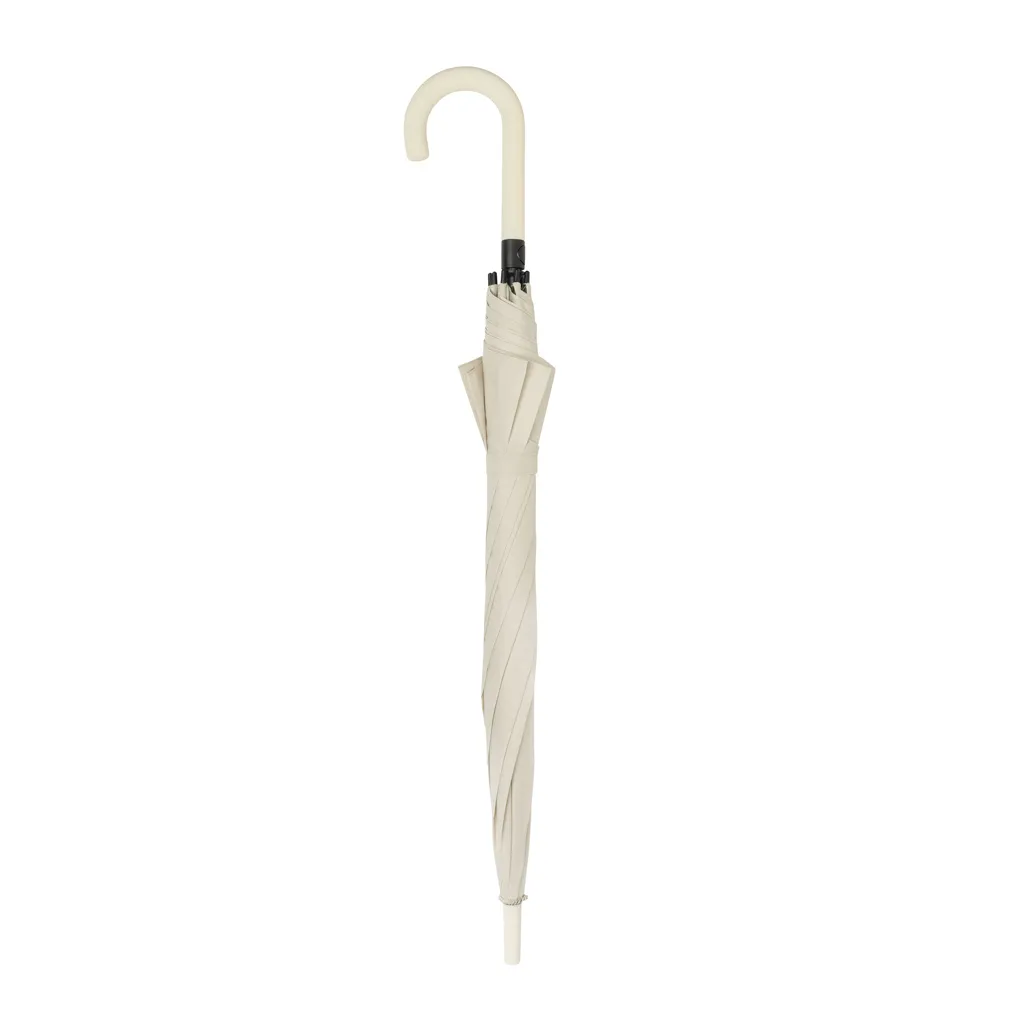 KENTO URBAN 23'' AWARE™ RPET 190T Automatik-Regenschirm, beige – Bild 3