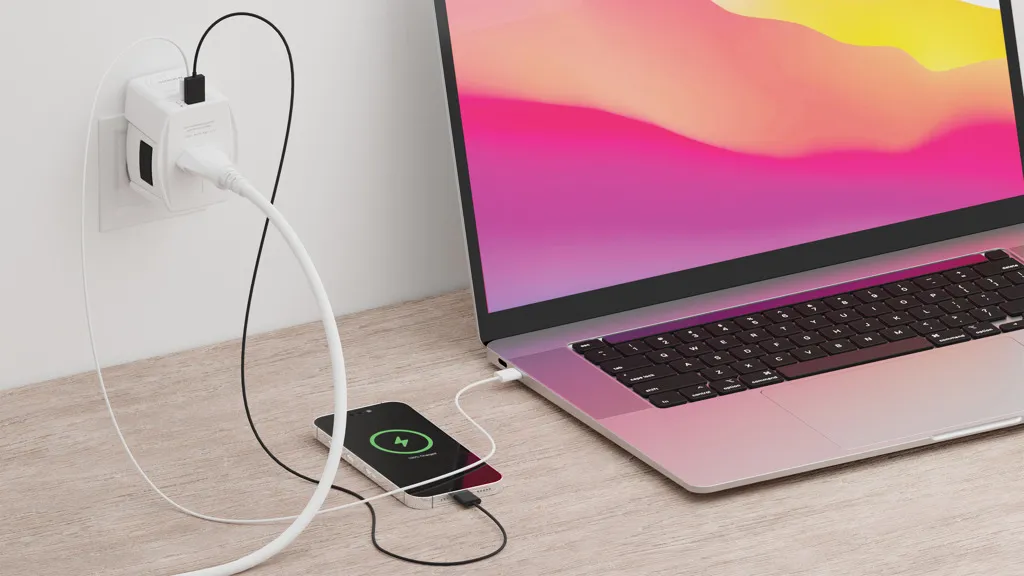 SKROSS World Travel Adapter MUV 65W PD mit USB-C-Kabel, weiß – Bild 7