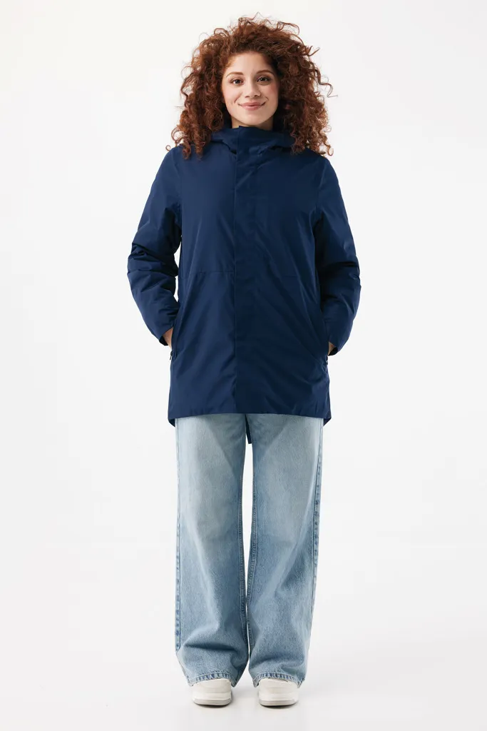 IQONIQ Thelon Parka aus recyceltem Polyester, navy blau – Bild 3