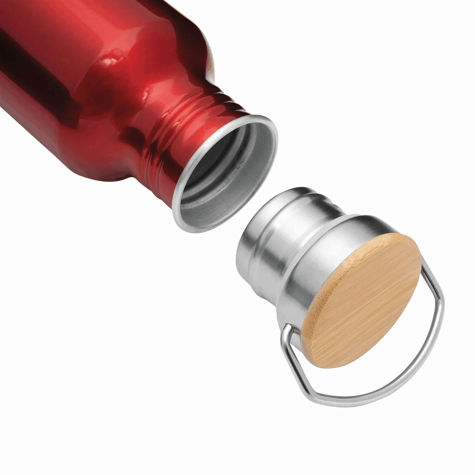 MECOZI TRANSIT - Aluminium Trinkflasche, rot – Bild 6
