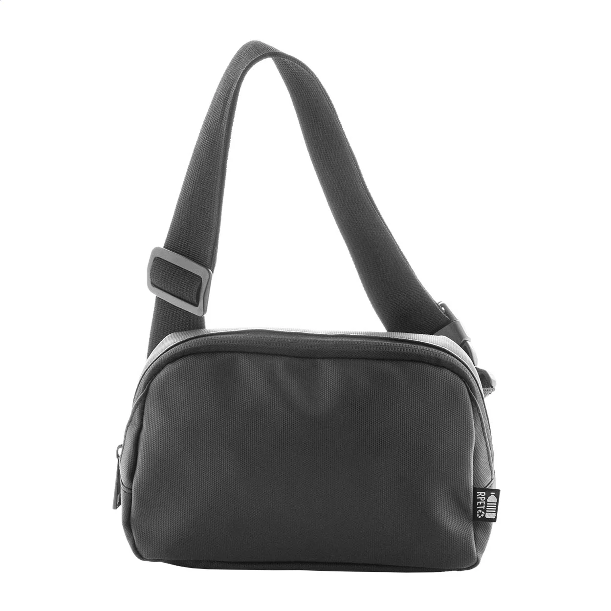RPET Gürteltasche Wappu, schwarz – Bild 3