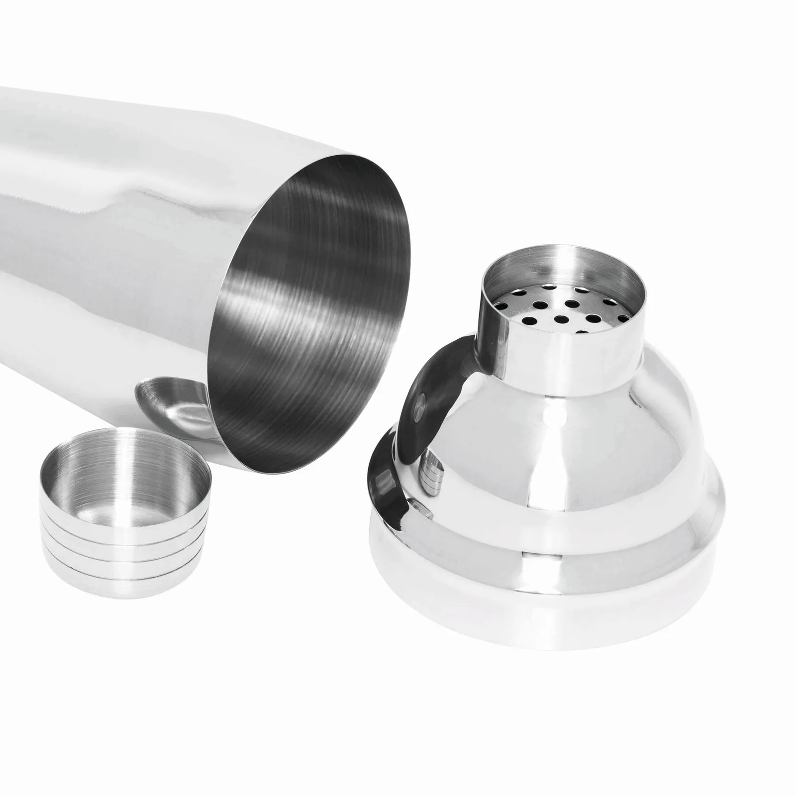 BARKEEPER - Edelstahl-Cocktailshaker-Set silber, silber – Bild 4