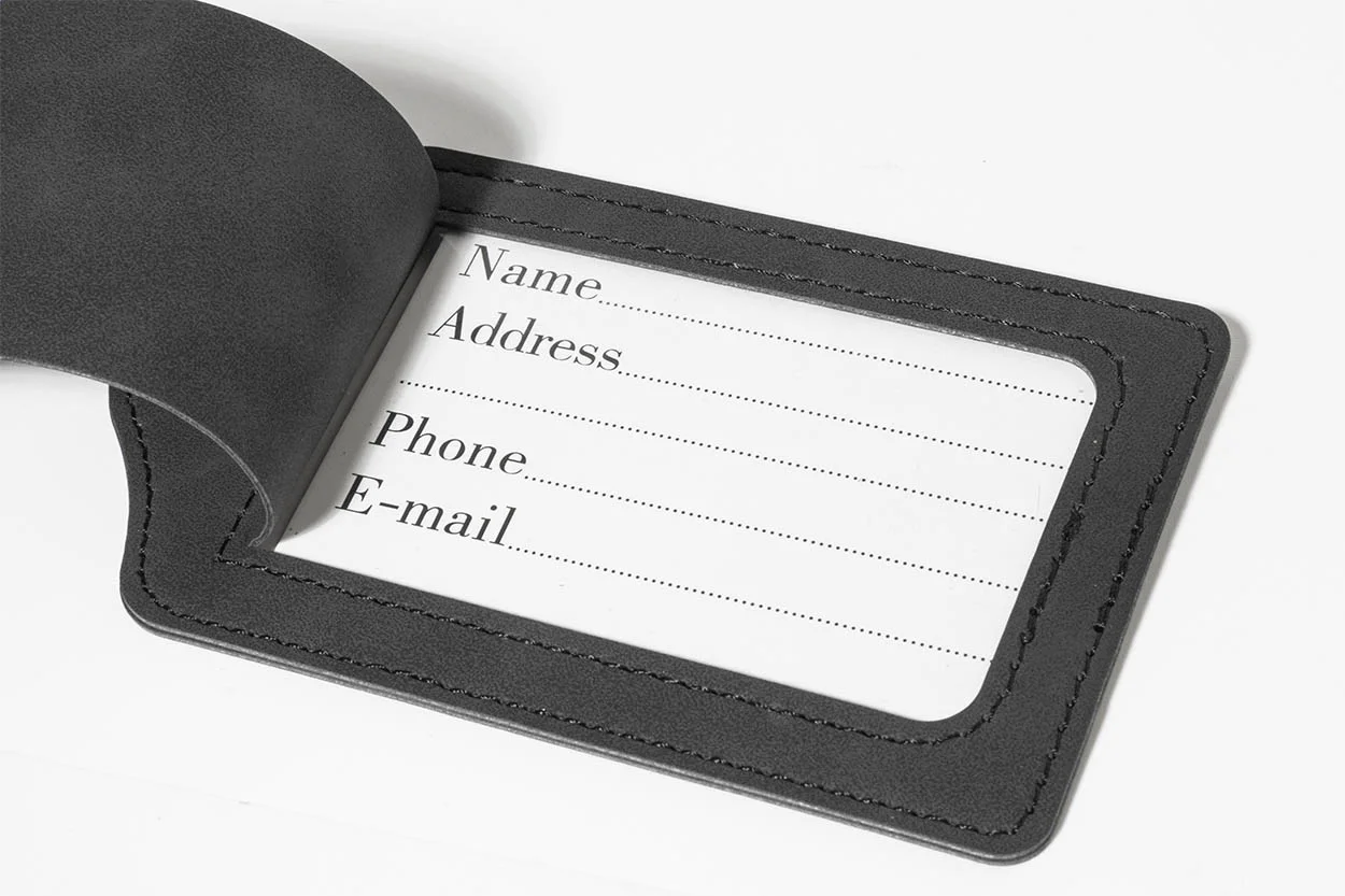 RPU Pass- und Kofferanhängerset TwinPass, schwarz – Bild 3