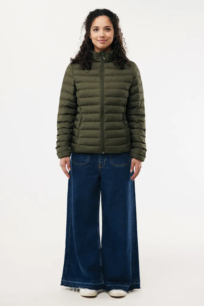 IQONIQ Maiko Damen Steppjacke aus recyceltem Polyester, khaki – Bild 5