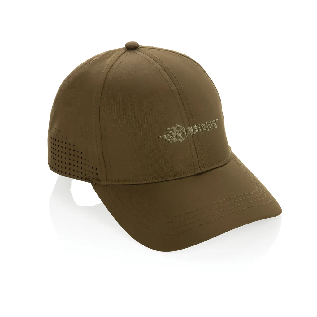 Impact AWARE™ rPET 6-Panel-Sportkappe, grün – Bild 3