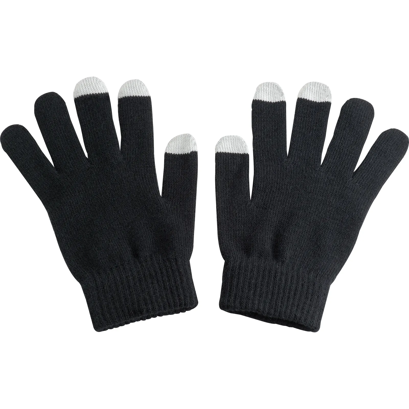 Handschuhe aus Acryl Cary, schwarz – Bild 2