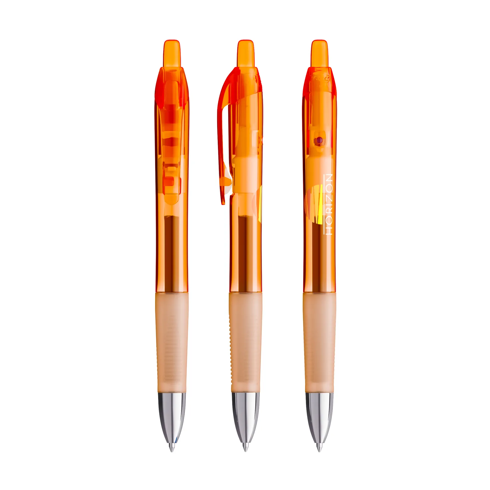 BIC® Intensity® Gel Clic, Transparent Orange/ Blaue Tinte – Bild 2