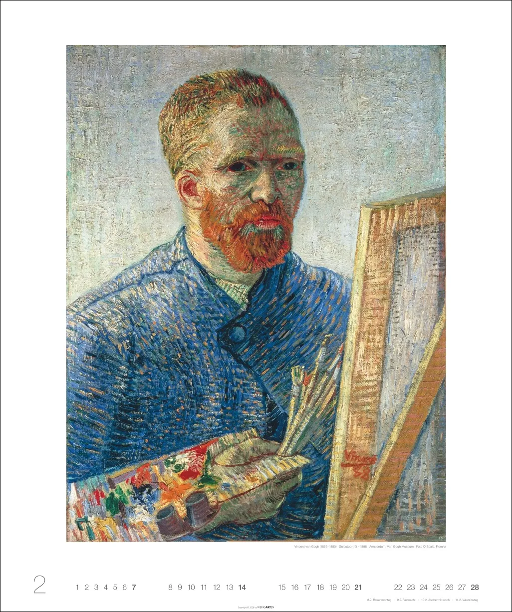 Vincent van Gogh Edtion Wandkalender 2027 – Bild 3