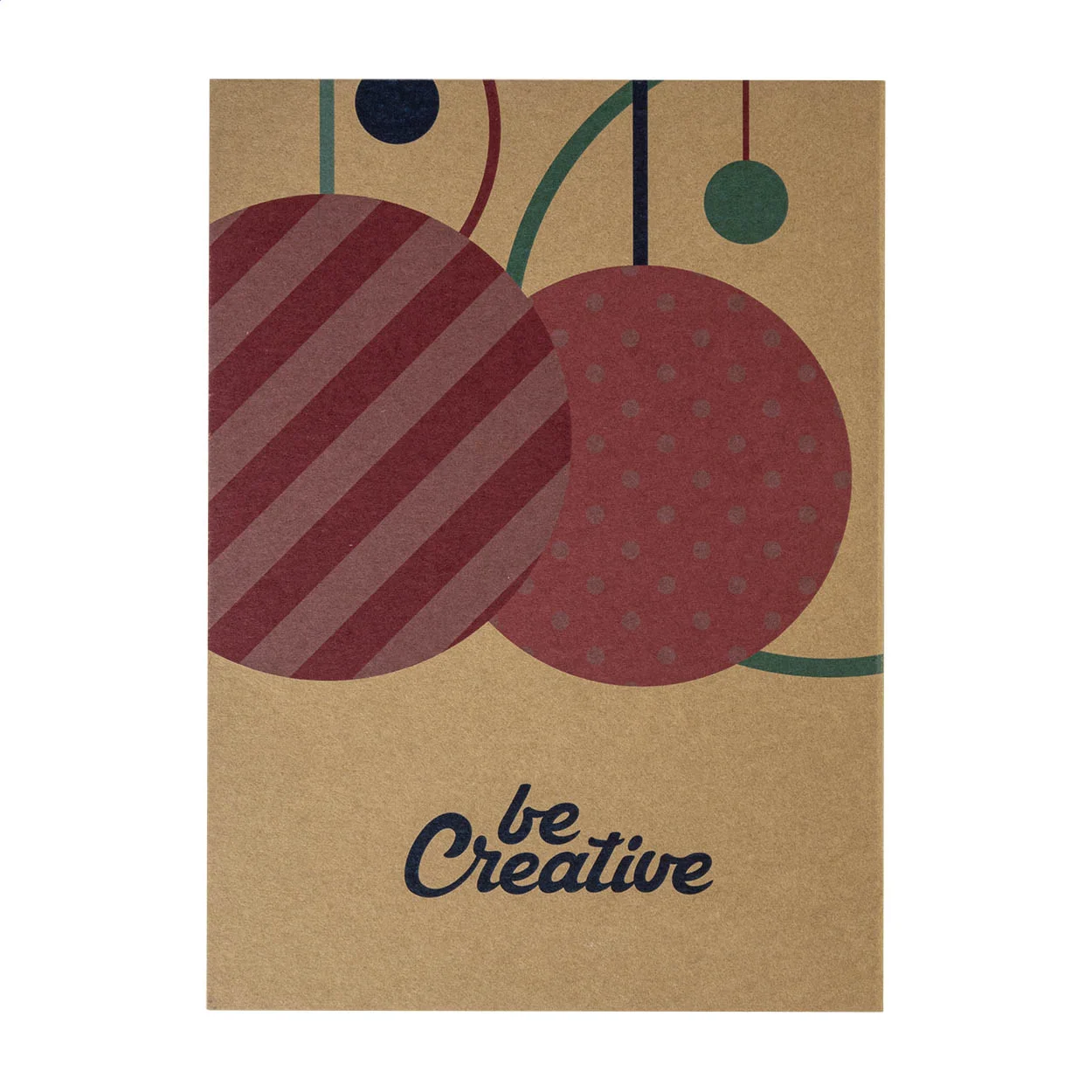 Weihnachtskarte FestiCard Kraft, Stern, natur – Bild 5