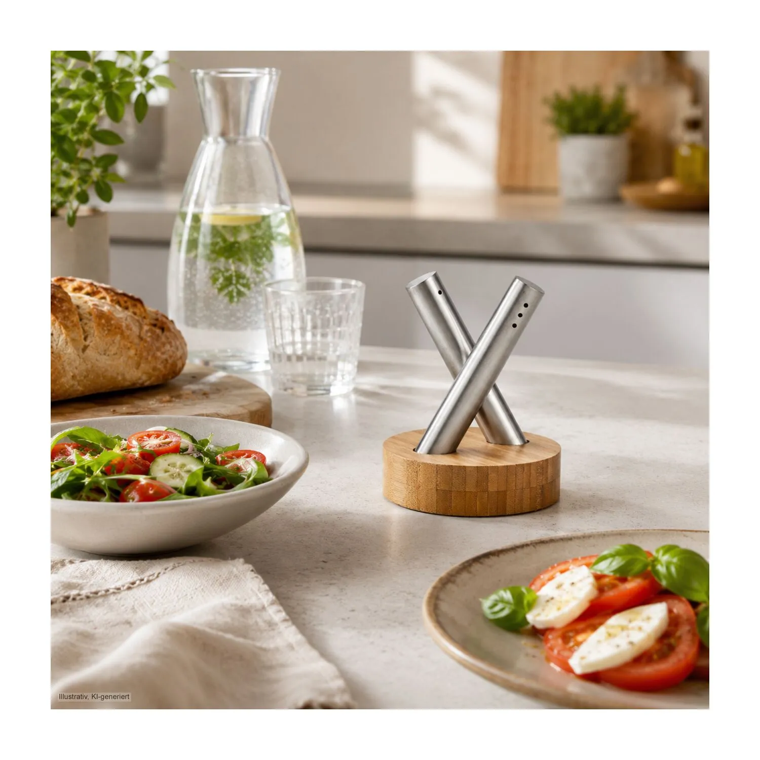 ROMINOX® Salz- & Pfefferstreuer // Quera, braun – Bild 4