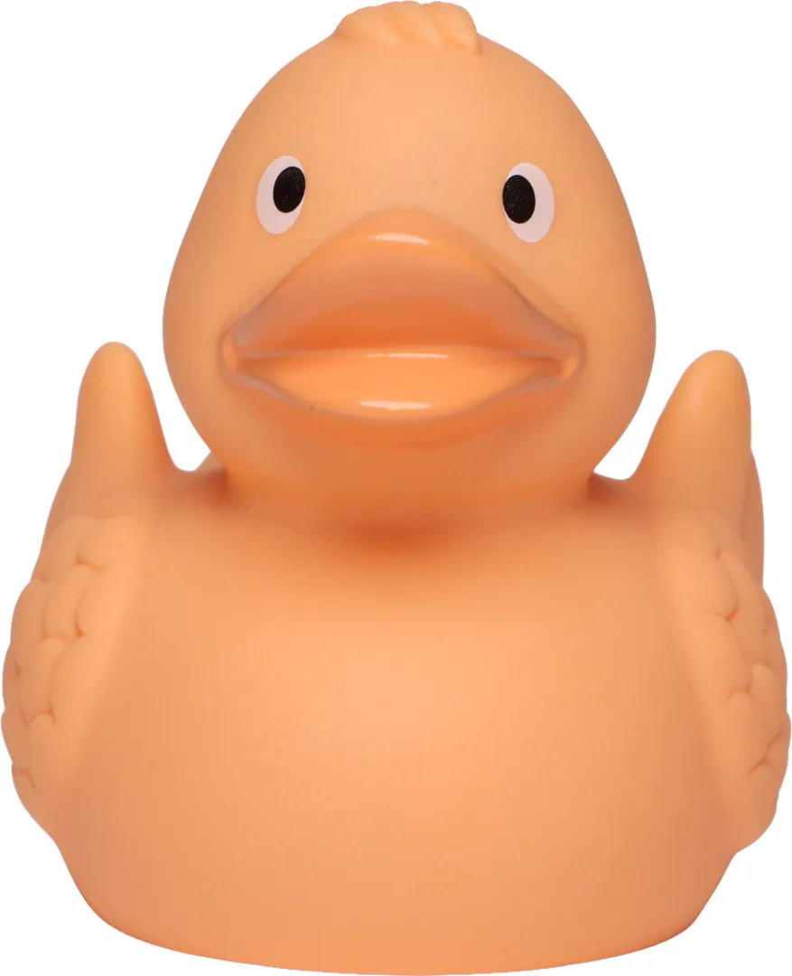 Quietsche-Ente 5,5–9,5 cm, pastellorange – Bild 3