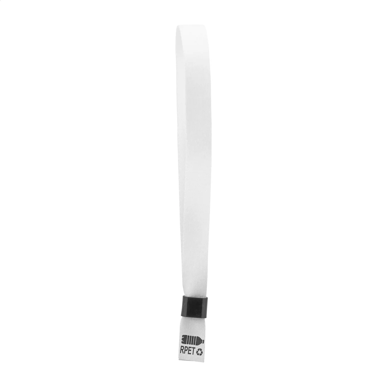 Individuelles Festival-Armband SuboWrist RPET, schwarz, weiß – Bild 2