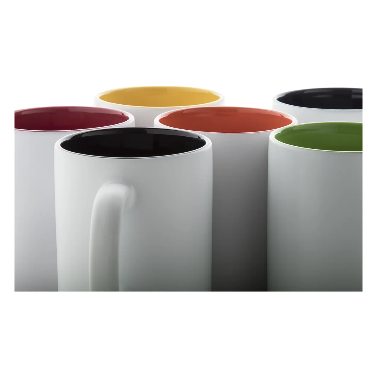Tasse Revery, orange, weiß – Bild 3