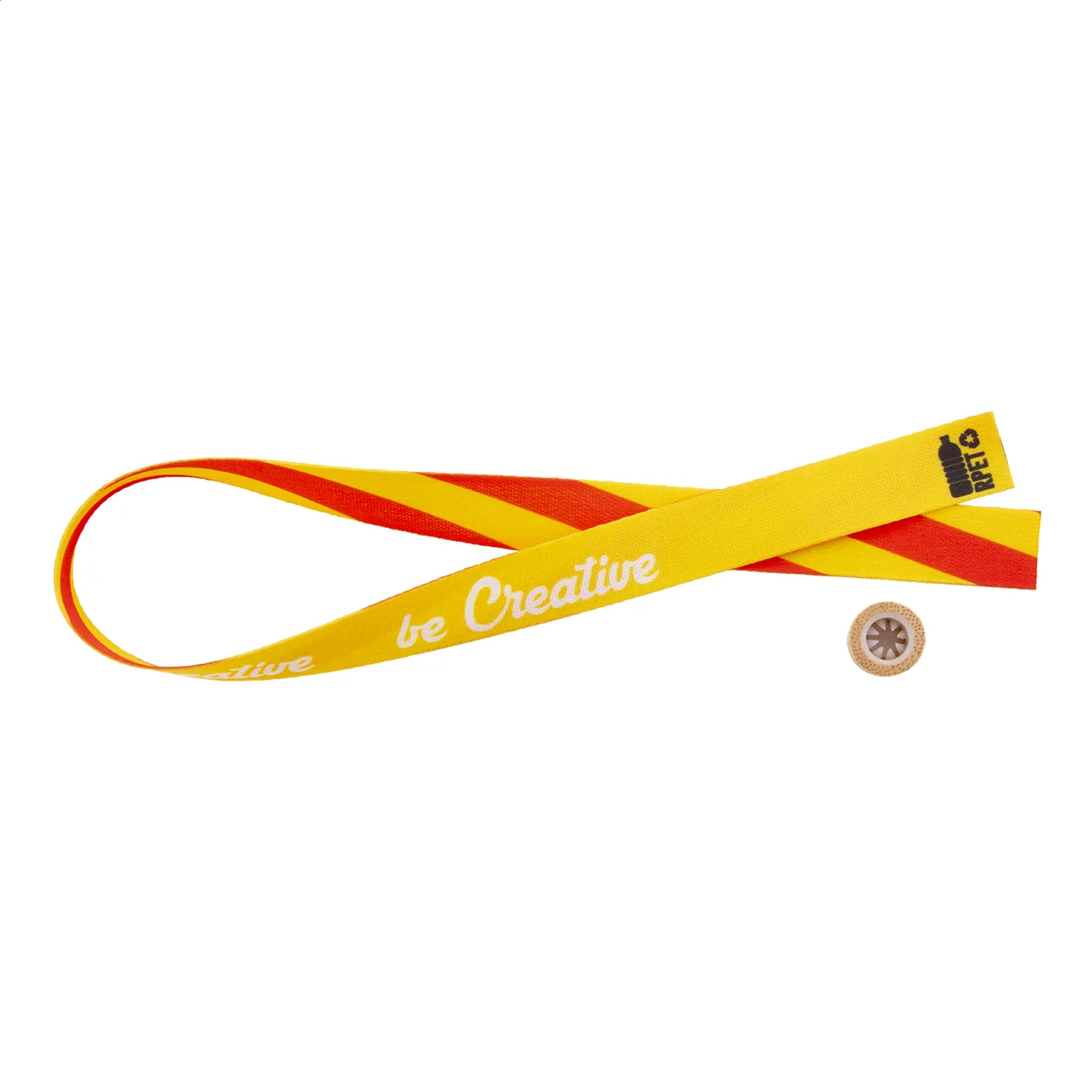 Individuelles RPET Festival-Armband SuboWrist Eco, natur – Bild 11