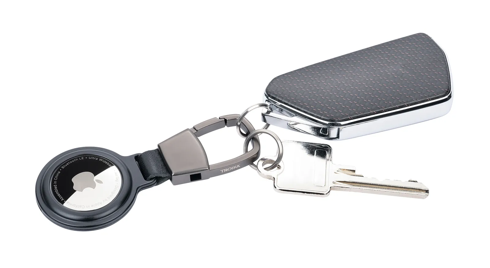 Schlüsselanhänger AIRTAG HOLDER schwarz, schwarz – Bild 2