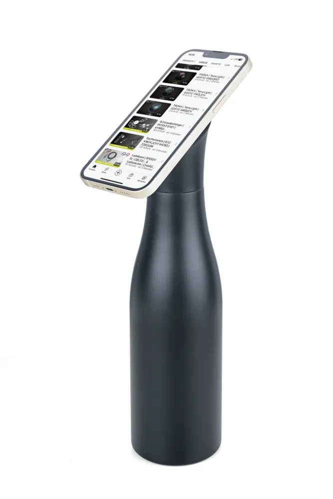 Thermoflasche STAND BY ME schwarz, schwarz – Bild 4