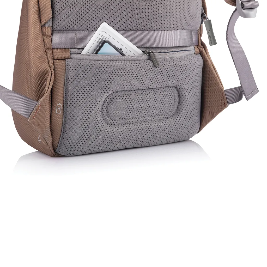 Bobby Soft, Anti-Diebstahl-Rucksack, khaki – Bild 5