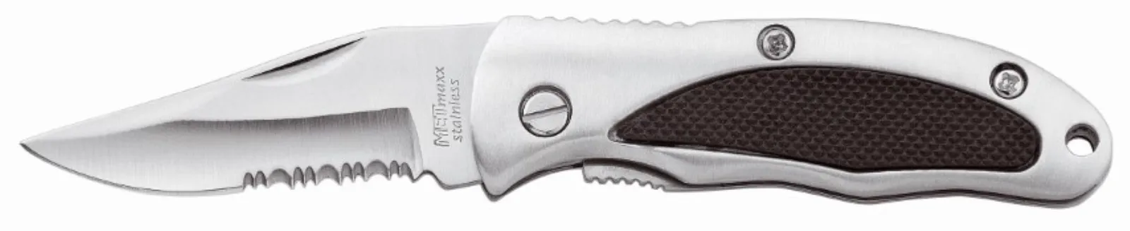 Taschenmesser "HunterPlus" silber/schwarz