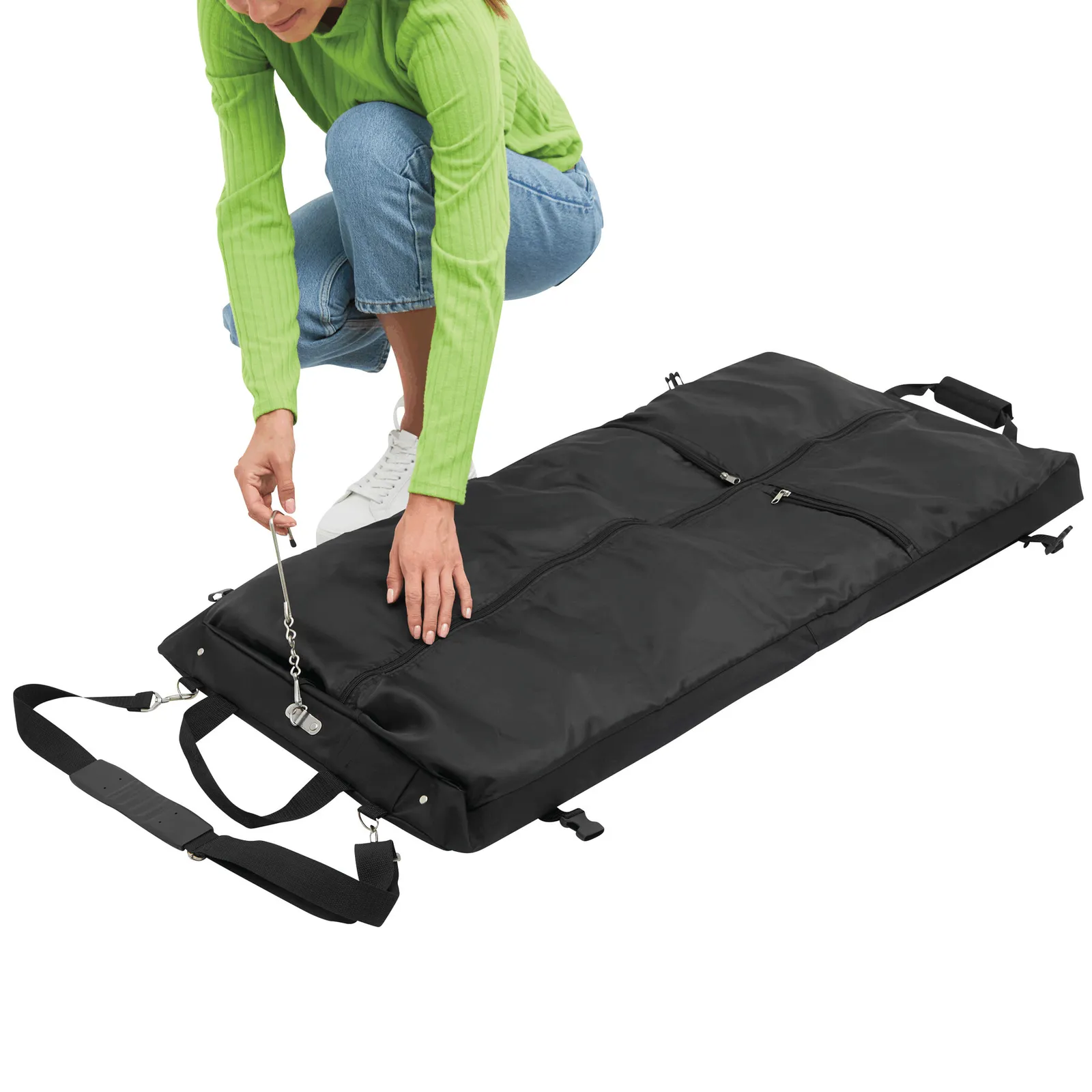 SMOKING - Kleidersack schwarz, schwarz – Bild 8