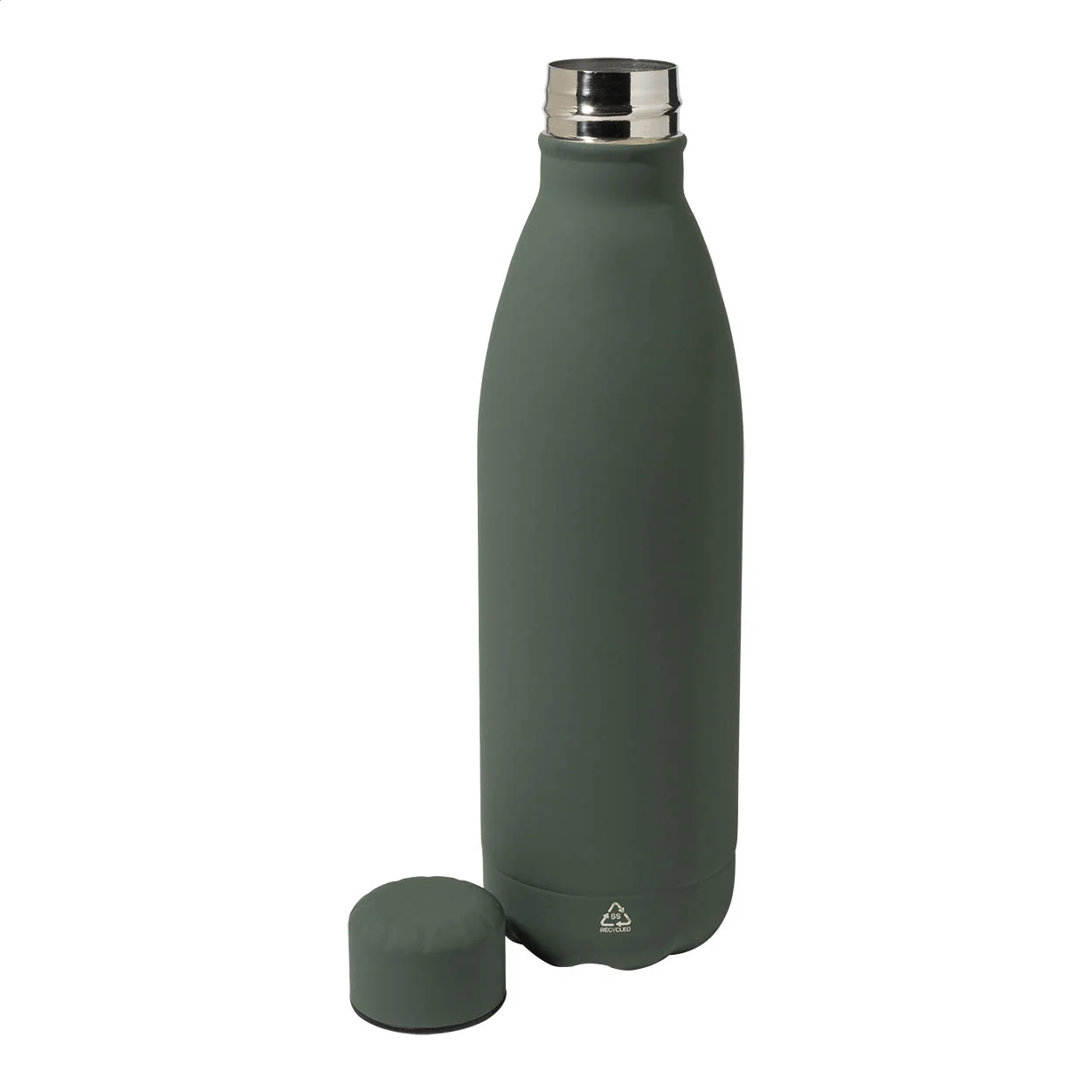 Flasche Refill Soft aus recyceltem Edelstahl, grün – Bild 2