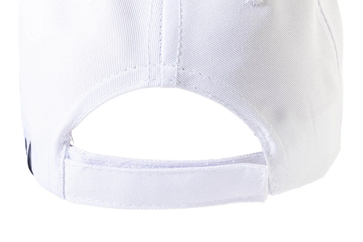RPET Baseball-Cap Aaron, weiß – Bild 2