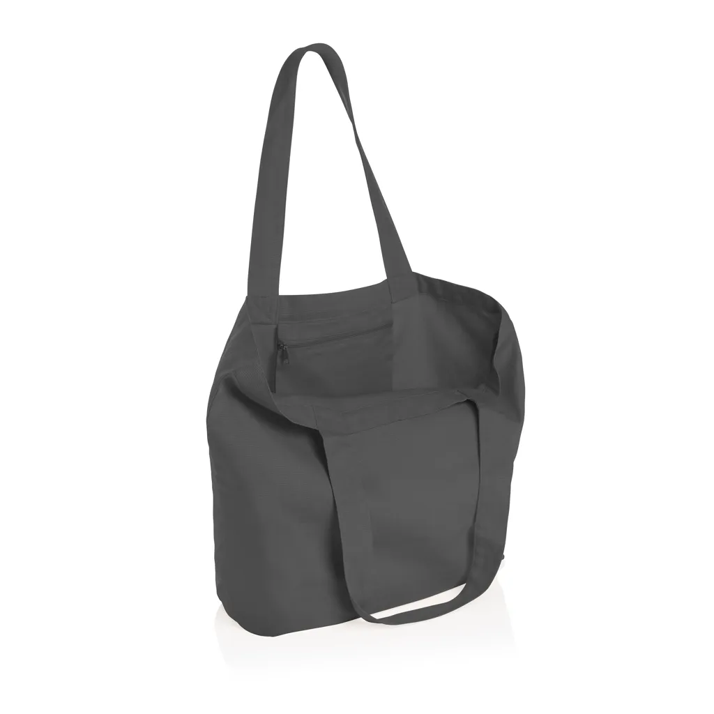 Impact Aware™ 240g/m² rcCanvas Shopper + Tasche, ungefärbt, anthrazit – Bild 2