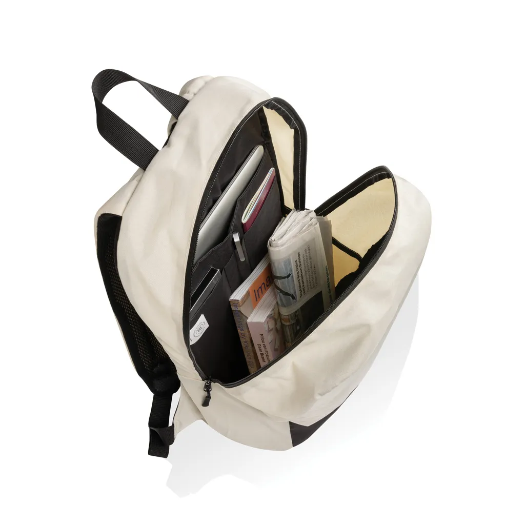 Kazu AWARE™ 15,6" RPET Laptop-Rucksack, off white – Bild 5