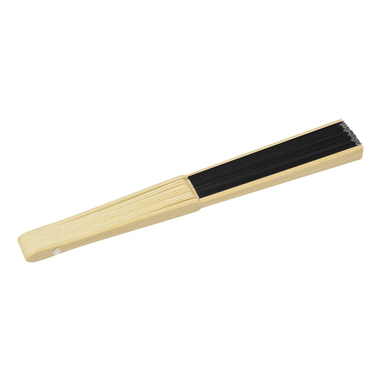 RPET Handfächer Repper, schwarz – Bild 3