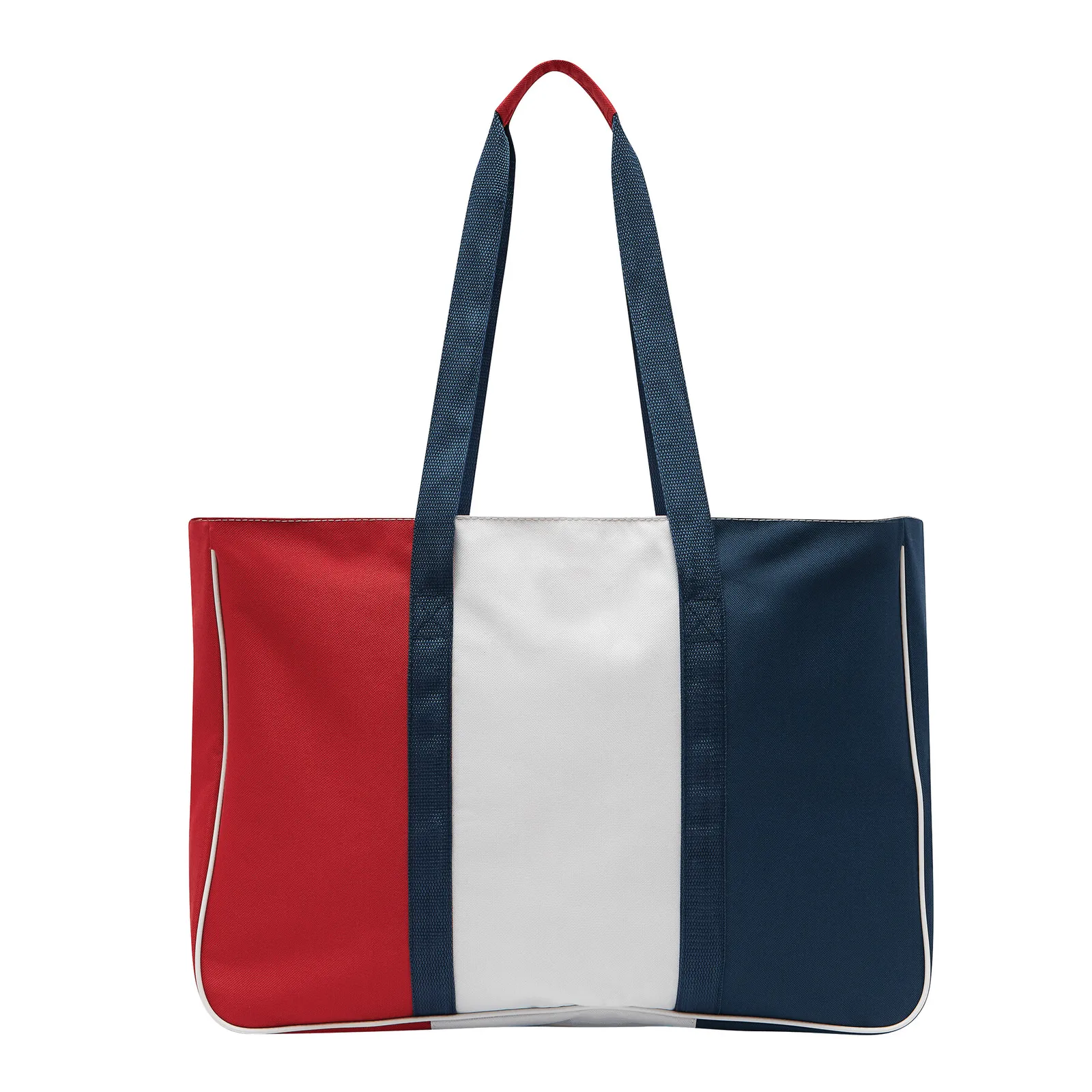 MARINA SAND - Strandtasche blau, rot, weiß, blau, rot – Bild 3