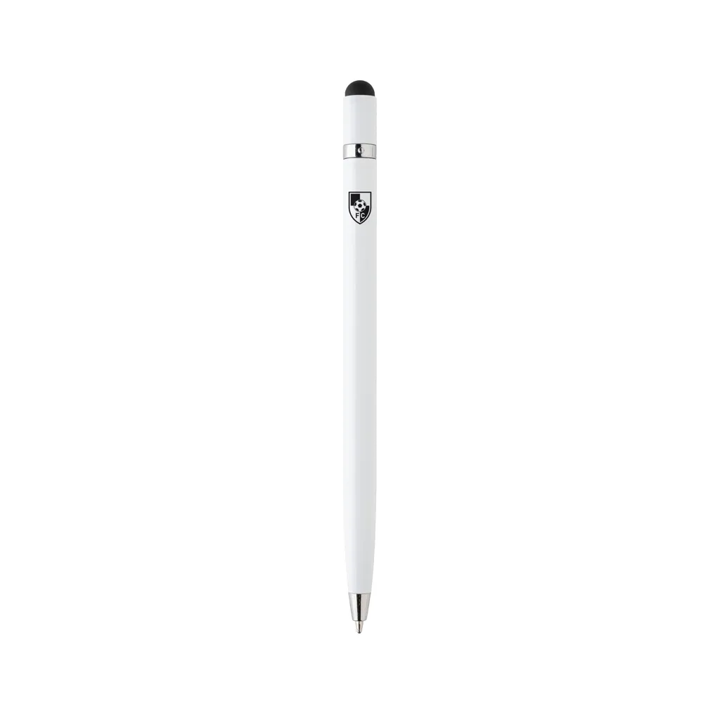 Eleganter Metallstift, weiß – Bild 2