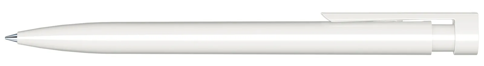 Liberty Polished Druckkugelschreiber, Weiß – Bild 4