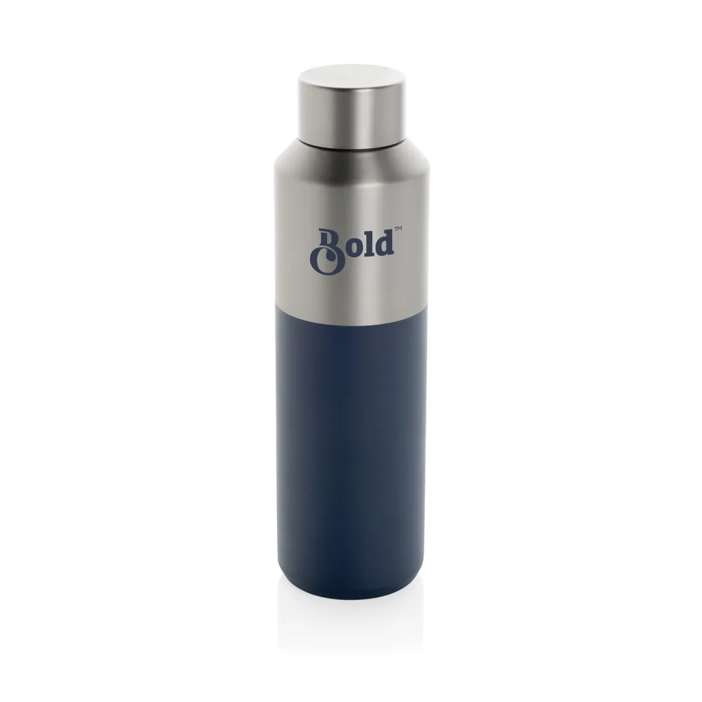 Fluid Flasche aus RCS-zertifiziert recyceltem Stahl, 600ml, navy blau – Bild 3