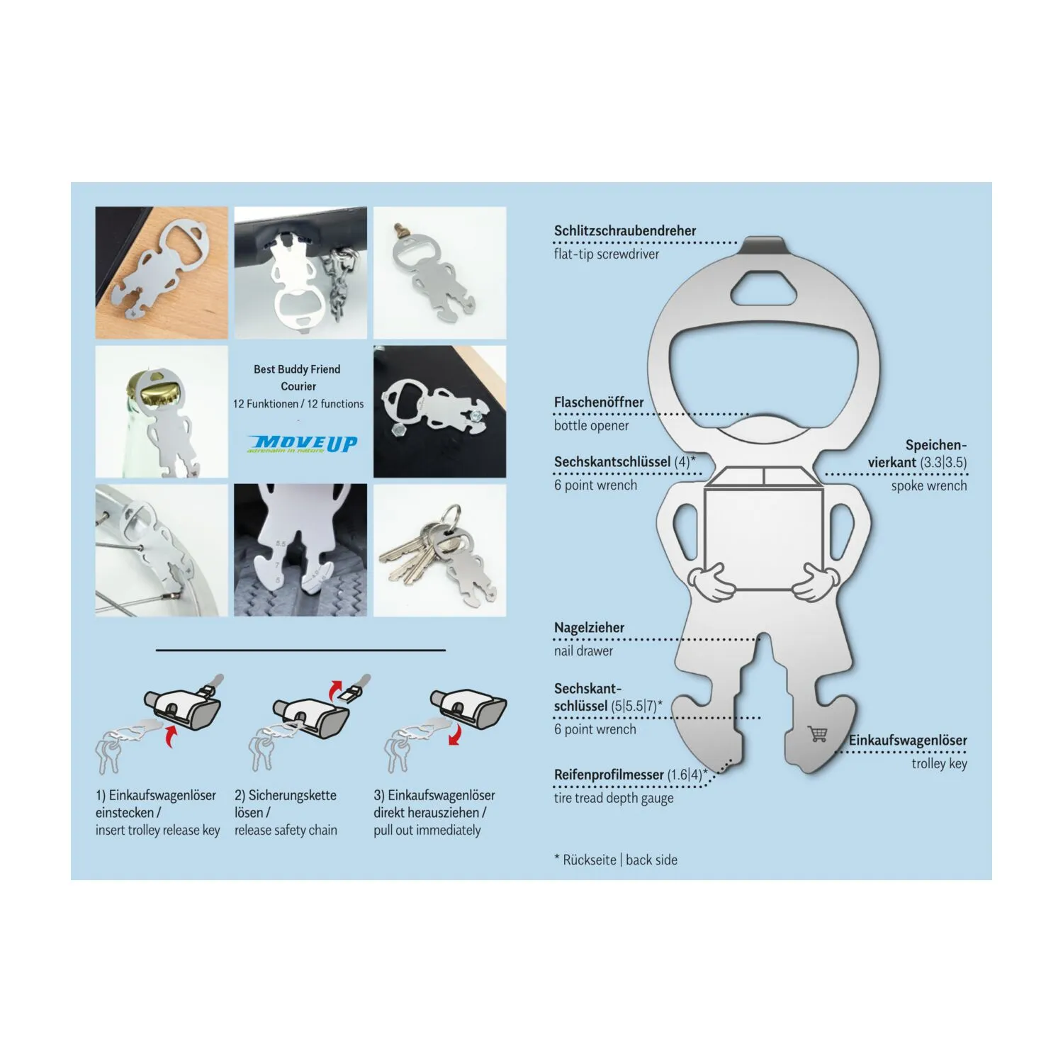 ROMINOX® Best Buddy Friend // Courier, silber – Bild 8