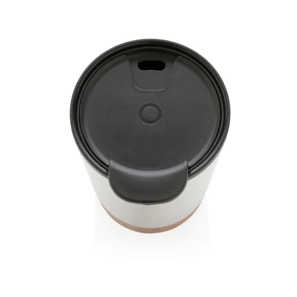RCS recycelter Edelstahl-Kaffeebecher mit Kork, silber – Bild 6